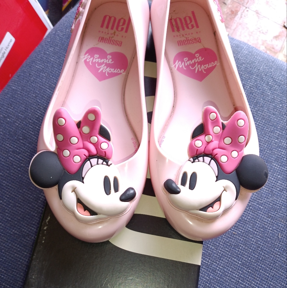 Mini Melissa Minnie slip ons